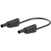 Φ4mm/250mm テストリード(スタック接続/黒) EA707NC-521