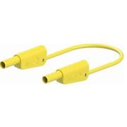 Φ4mm/250mm テストリード(スタック接続/黄) EA707NC-524