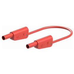 Φ4mm/2000mm テストリード（スタック接続/赤） EA707NC-572