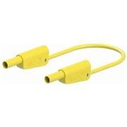 Φ4mm/250mm テストリード(スタック接続/黄) EA707NC-584
