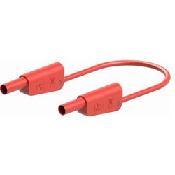 Φ4mm/500mm テストリード（スタック接続/赤） EA707NC-592