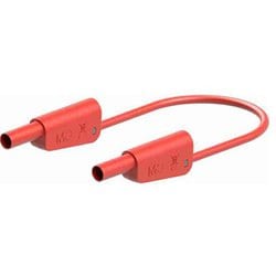 Φ4mm/750mm テストリード（スタック接続/赤） EA707NC-602