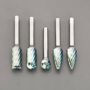 5本組 【Coated】超硬カッター(6mm軸) EA819R-6