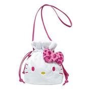 KTH-KS-PK サンリオキャラクターズ 巾着ショルダー ハローキティ ヒョウ柄シリーズ ピンク [キャラクターグッズ]