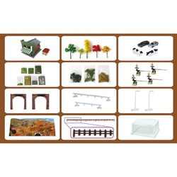 SS002-5 Zショーティー ミニレイアウトセット＜トンネルタイプ＞専用 情景セット3 [鉄道模型用品]