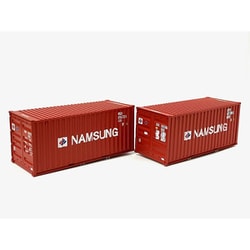 816C 1/80 コンテナシリーズ NUMSUNG 20ft 22G1 2個入 [鉄道模型用品]