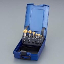6.3-20.5mm カウンターシンク（6本組・HSS・Tinコート） EA827FE-316