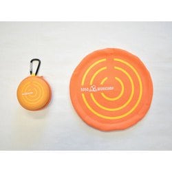 FOLDING FLYING DISC CIRCLE ORANGE