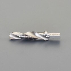 M3x0.5 mm ドリルタップ（六角軸/HSS） EA829CF-3