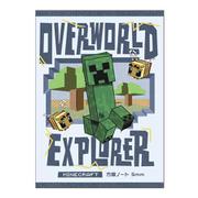 キャラクターグッズ MCT-HO-BL Minecraft（マインクラフト） 方眼ノート ブルー