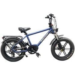 電動アシスト自転車 HAYATE ライトキャリア マットネイビー 2403FRR03TB