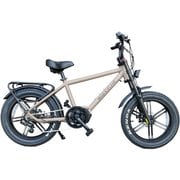 電動アシスト自転車 HAYATE ライトキャリア マットベージュ 2403FRR03TB