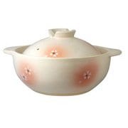 ふきこぼれにくい土鍋 かすみ花 9号