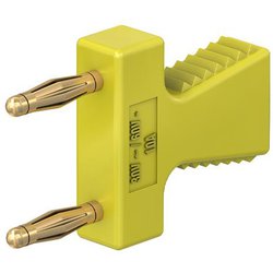 Φ2mmx12mm ジャンパプラグ（黄） EA940DP-414