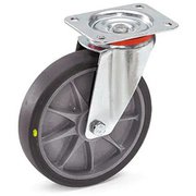EA986CD-200 [200mm キャスター（自在金具/TPEタイヤ/ESD）]