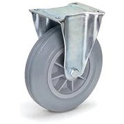 EA986CJ-200 [200mm キャスター（固定金具/ゴムタイヤ）]