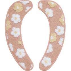 ふわりんこ 貼るタイプ 便座シート フラワーピンク ふんわりやわらかな肌触り 洗える 抗菌・防臭・消臭加工