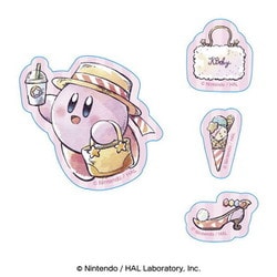 星のカービィ カービィ・サニーデイ ダイカットステッカーミニセット 1. ピンク [キャラクターグッズ]