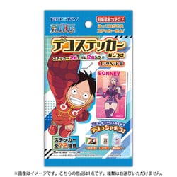 ワンピース デコステッカーガムつき エッグヘッド編 1パック（2枚入） [コレクション食玩]