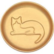 金箔ネコ醤油皿 まつ AR0604538
