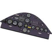 EDU 644276 1/48 Bf108 「ルックプラス」計器盤 w/パーツセット ハブ付きホイール （エデュアルド用） [プラモデル用パーツ]