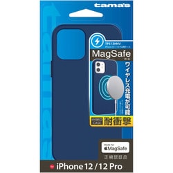 TPS13HNV [iPhone 12/12 Pro用 ハイブリッド ケース ネイビー]