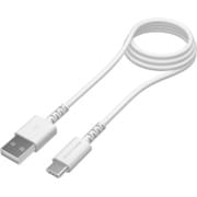 USB-A to USB Type-C ケーブル USB2.0 1.0m 抗菌 ホワイト TH149CA10QW