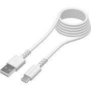 USB-A to USB Type-C ケーブル USB2.0 2.0m 抗菌 ホワイト TH149CA20QW