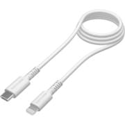 USB Type-C to Lightning ケーブル 1.0m 抗菌 ホワイト TH212LC10QW