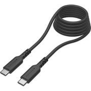 USB Type-C to USB Type-C ソフトケーブル PD240W 2.0m ブラック 過熱防止 TH302CC20K