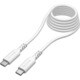 USB Type-C to USB Type-C ソフトケーブル PD240W 2.0m ホワイト 過熱防止 TH302CC20W