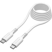 USB Type-C to USB Type-C ソフトケーブル PD240W 2.0m ホワイト 過熱防止 TH302CC20W