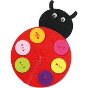11976 [ボタンとファスナーあそび てんとうむし]