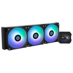 LGA1700/Socket AM5・AM4対応 360mmサイズラジエーター搭載 ARGB対応 簡易水冷 CPUクーラー ブラック ALPHA2 A36 Black