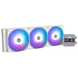 LGA1700/Socket AM5・AM4対応 360mmサイズラジエーター搭載 ARGB対応 簡易水冷 CPUクーラー ホワイト ALPHA2 A36 White