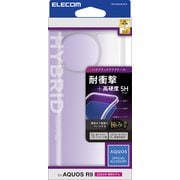 PM-S242HVCKCR [AQUOS R9 SH-51E ケース ハイブリッド カバー 衝撃吸収 カメラレンズ保護設計 ストラップホール付 クリア]