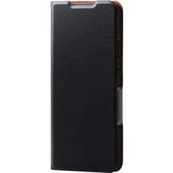 PM-O241PLFUBK [OPPO Reno 11A ケース レザー カバー 手帳型 マグネット フラップ 衝撃吸収 超軽量 薄型 スタンド機能付 UltraSlim ブラック]