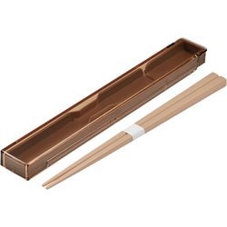 リゾ 箸・箸箱セット M 19.5 くるみ