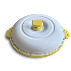 70204 CHEF 電子レンジでかんたん調理 レンジパン ネコ丸型 YE