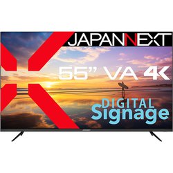 大型液晶モニター/55インチ/VAパネル搭載/4K（3840×2160）解像度/HDMI/HDR ビデオ/音声入力端子/オプティカル出力端子/コンポーネント入力/USB再生対応/サイネージ JN-V55UHD-U