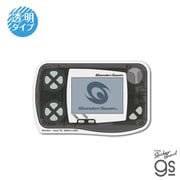 WDS-003 ワンダースワン 透明ステッカー スケルトンブラック [キャラクターグッズ]