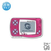 WDS-004 ワンダースワン 透明ステッカー スケルトンピンク [キャラクターグッズ]
