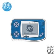WDS-005 ワンダースワン 透明ステッカー スケルトンブルー [キャラクターグッズ]