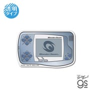 WDS-006 ワンダースワン 透明ステッカー ブルーメタリック [キャラクターグッズ]