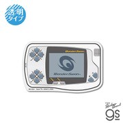 WDS-007 ワンダースワン 透明ステッカー パールホワイト [キャラクターグッズ]