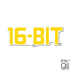 SEGA-003 セガハード ダイカットステッカー ロゴ 16-BIT [キャラクターグッズ]