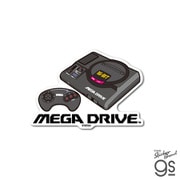 SEGA-007 セガハード ダイカットステッカー コンソール MEGA DRIVE [キャラクターグッズ]