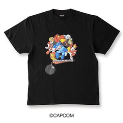 ロックマン Tシャツ ブラック XLサイズ [キャラクターグッズ]