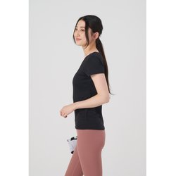 RELIVE インナーR/レディース/2分袖 ブラック LL INU-001-B リライブシャツ インナー 2分袖 レディース リカバリーウェア