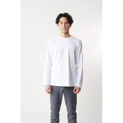 【新品未使用】リライブシャツ 長袖 Sサイズ 白 プリントタイプ 丸ネック 綿 新品未使用】リライブシャツ 長袖 SSサイズ 白 プリントタイプ